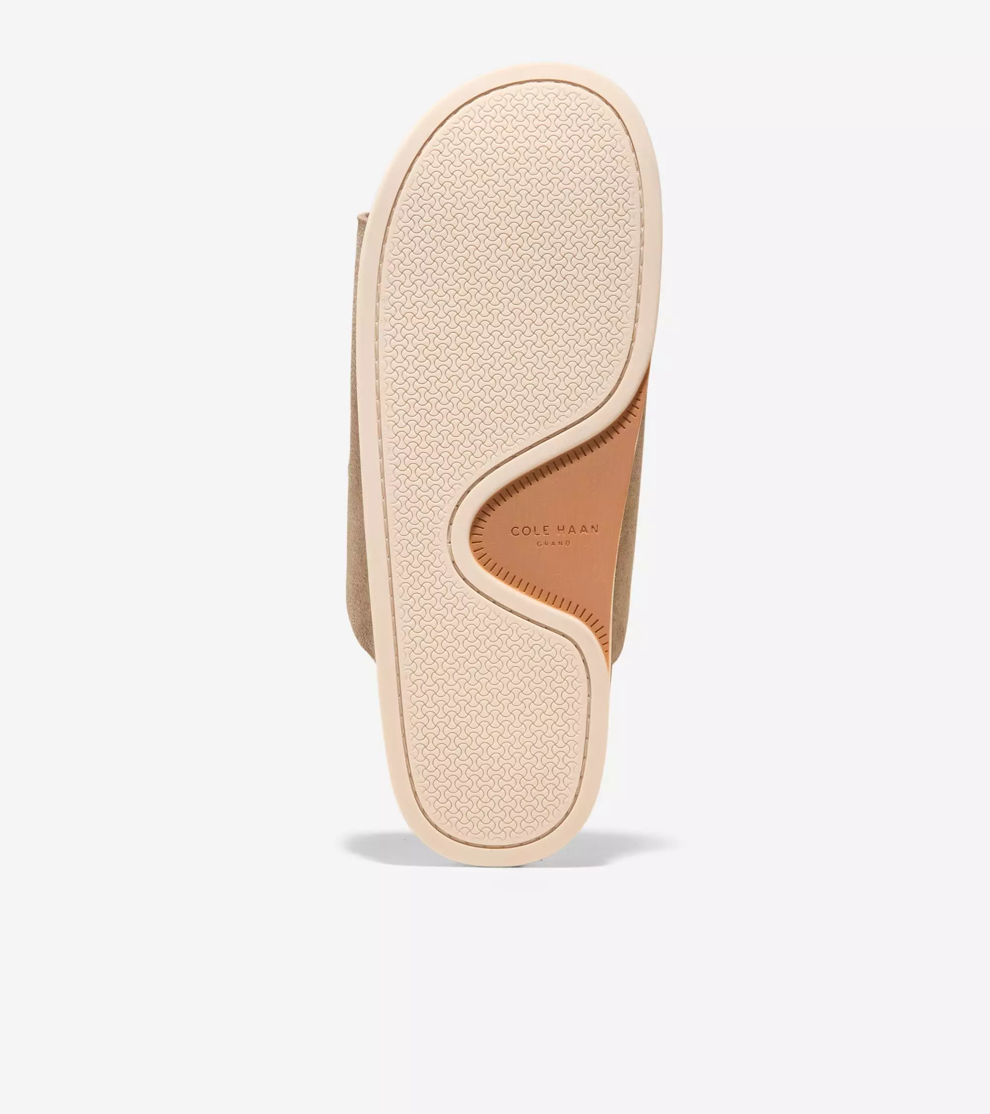 Cole Haan Men Modern Classics Double-Strap Molded Foot - Sepatu Pria (Beige)