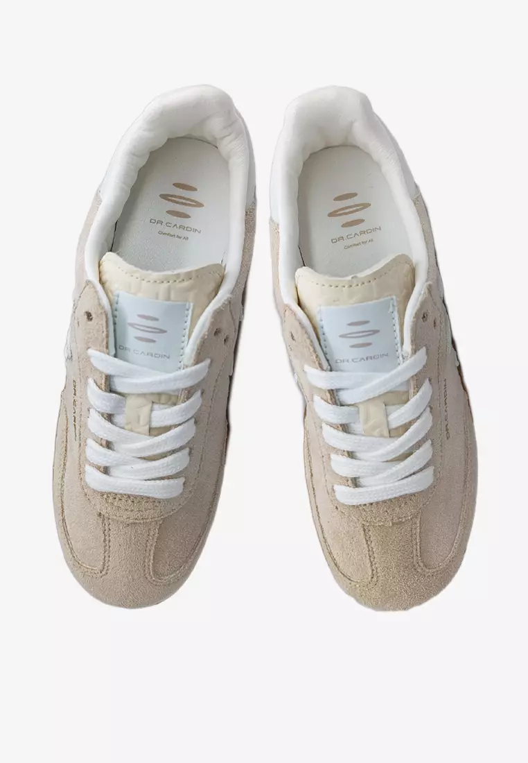 Dr Cardin The Origin: Heritage Collection Kids Laced-Up Sneaker K-RJ-100 | Denim/Faux Suede/Leather
