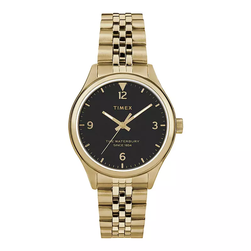Jual Timex Jam Tangan Wanita Timex Waterbury TW2R69300 Black Dial