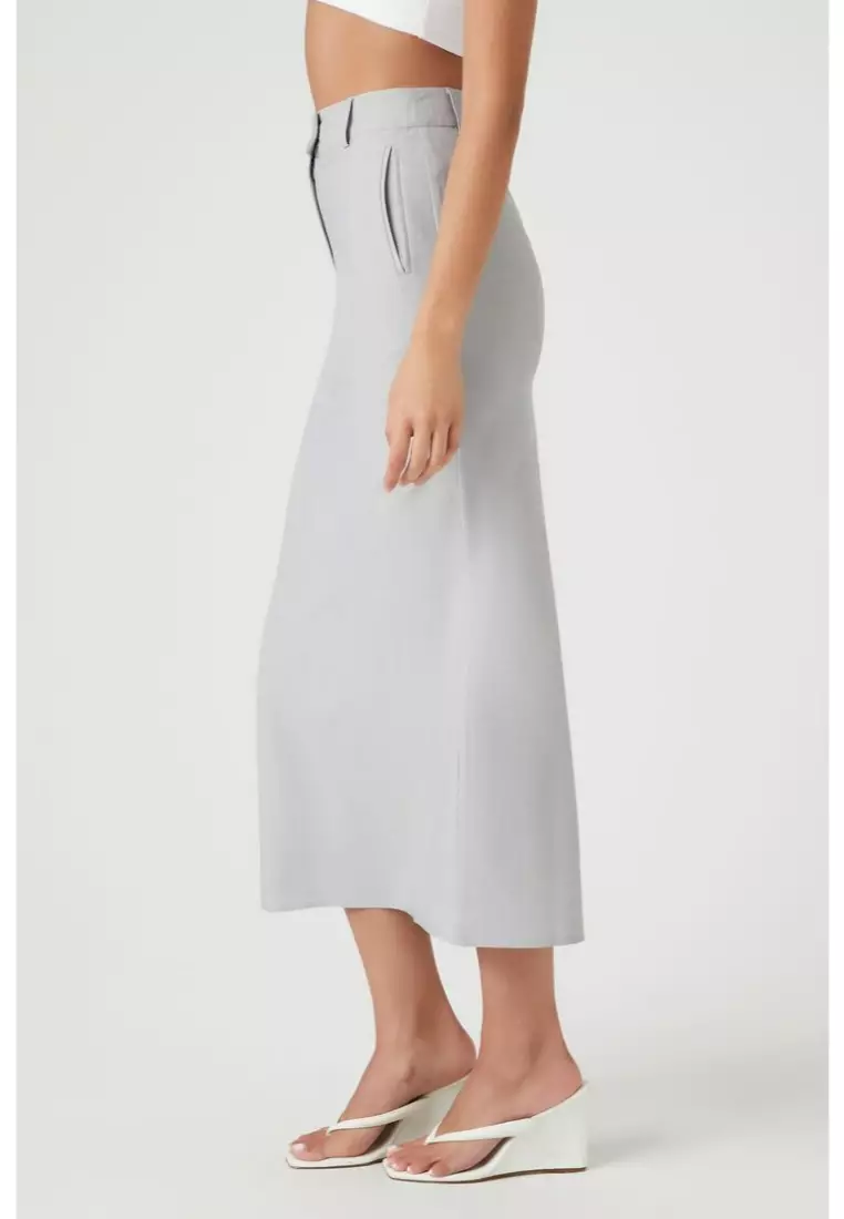Pleated chiffon maxi outlet skirt forever 21