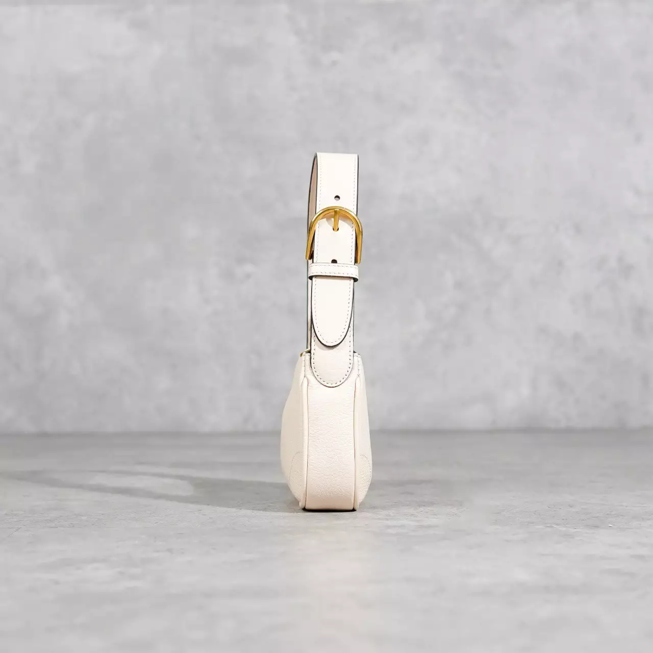 Tas GUCCI GG MARMONT CREAM LEATHER SHOULDER BAG 100% ORIGINAL