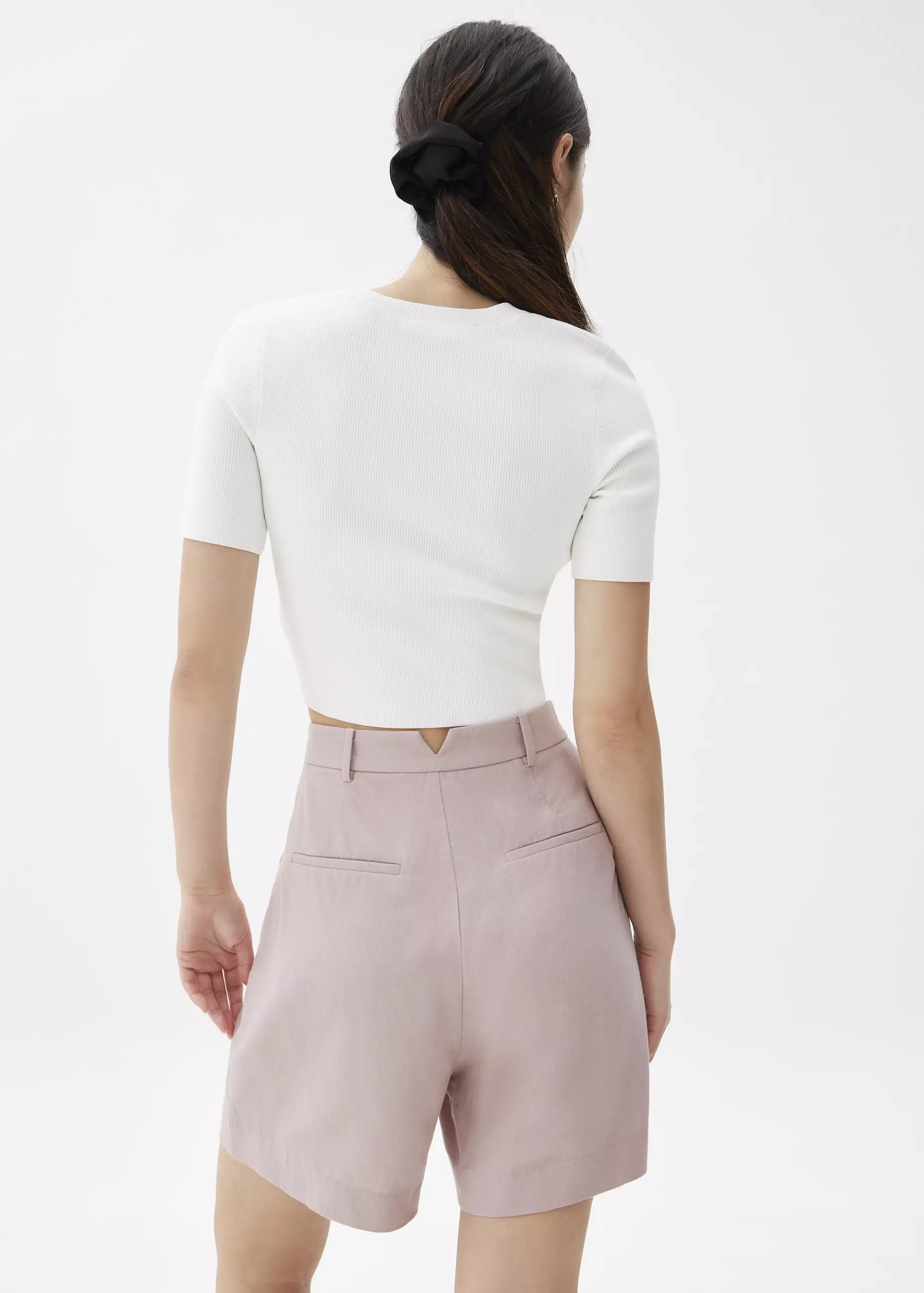 Celana Pendek Wanita - Linen A-line Shorts