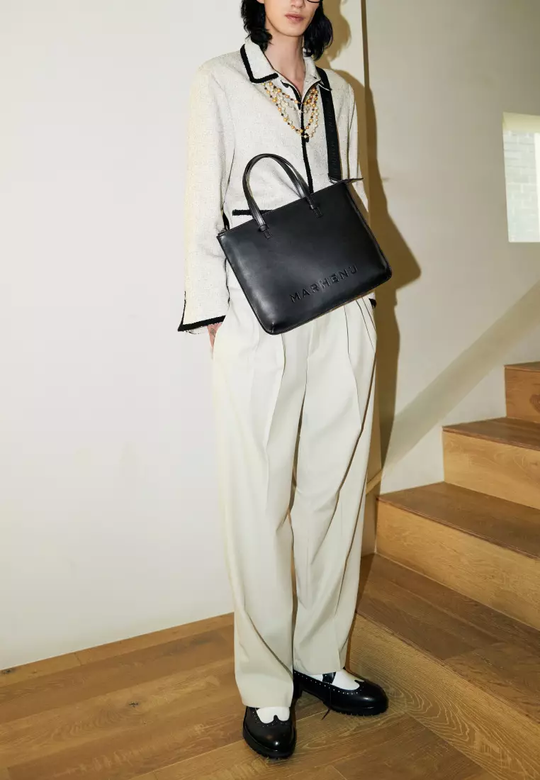 ALEX 13 Vegan Leather Crossbody Bag Luce Black