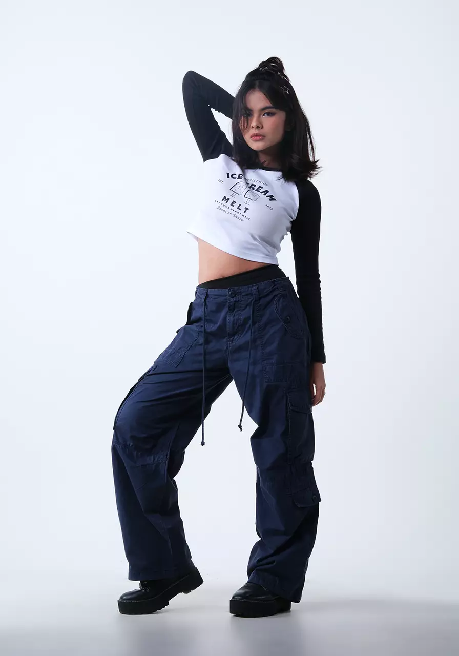 Kaos Baby Tee Lore Offwhite