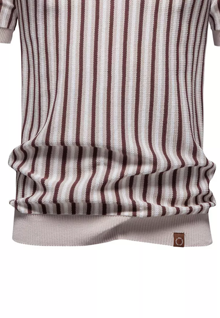 Business Striped Polo Shirt AX-PSD8032