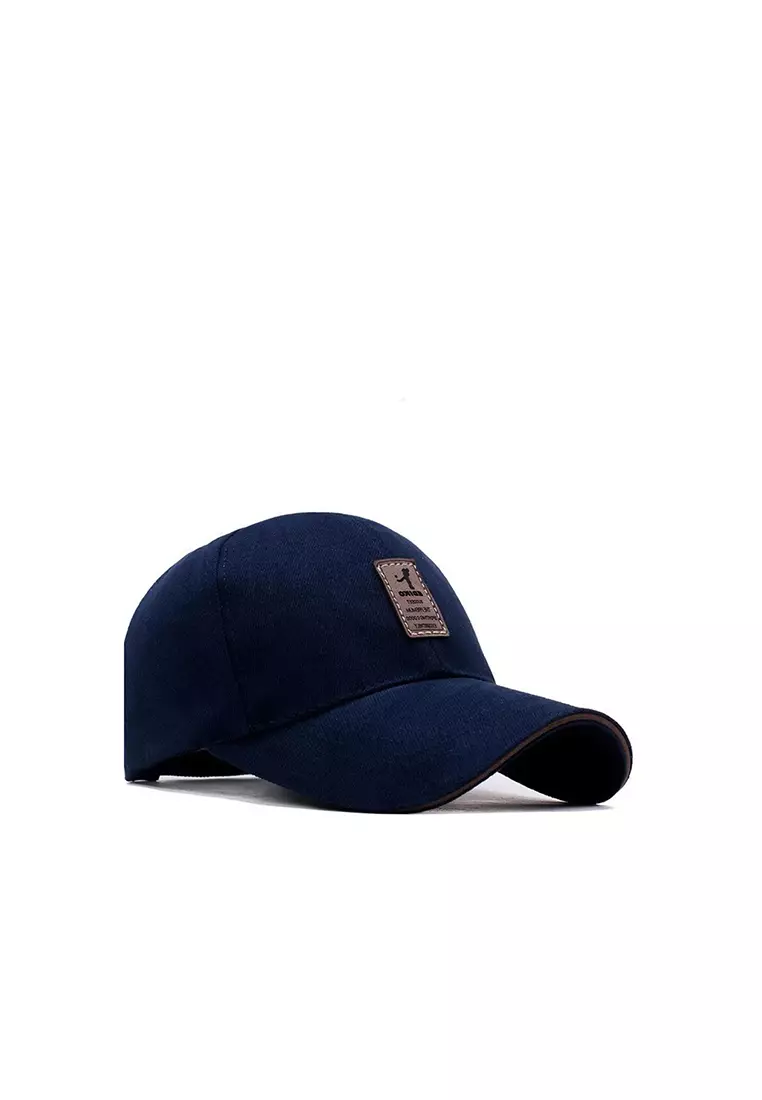 Drsh Topi Baseball Golf Pria & Wanita Logo Ediko Sport Fashion Resizable Strap Material Cotton ORIGINAL - Blue Navy