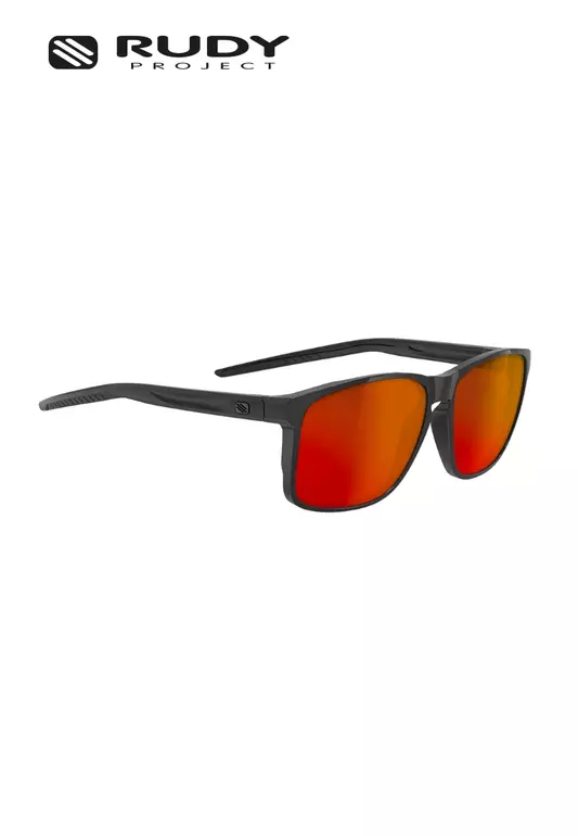 Overlap Eyewear in Black Gloss - Multilaser Ruby Lens
