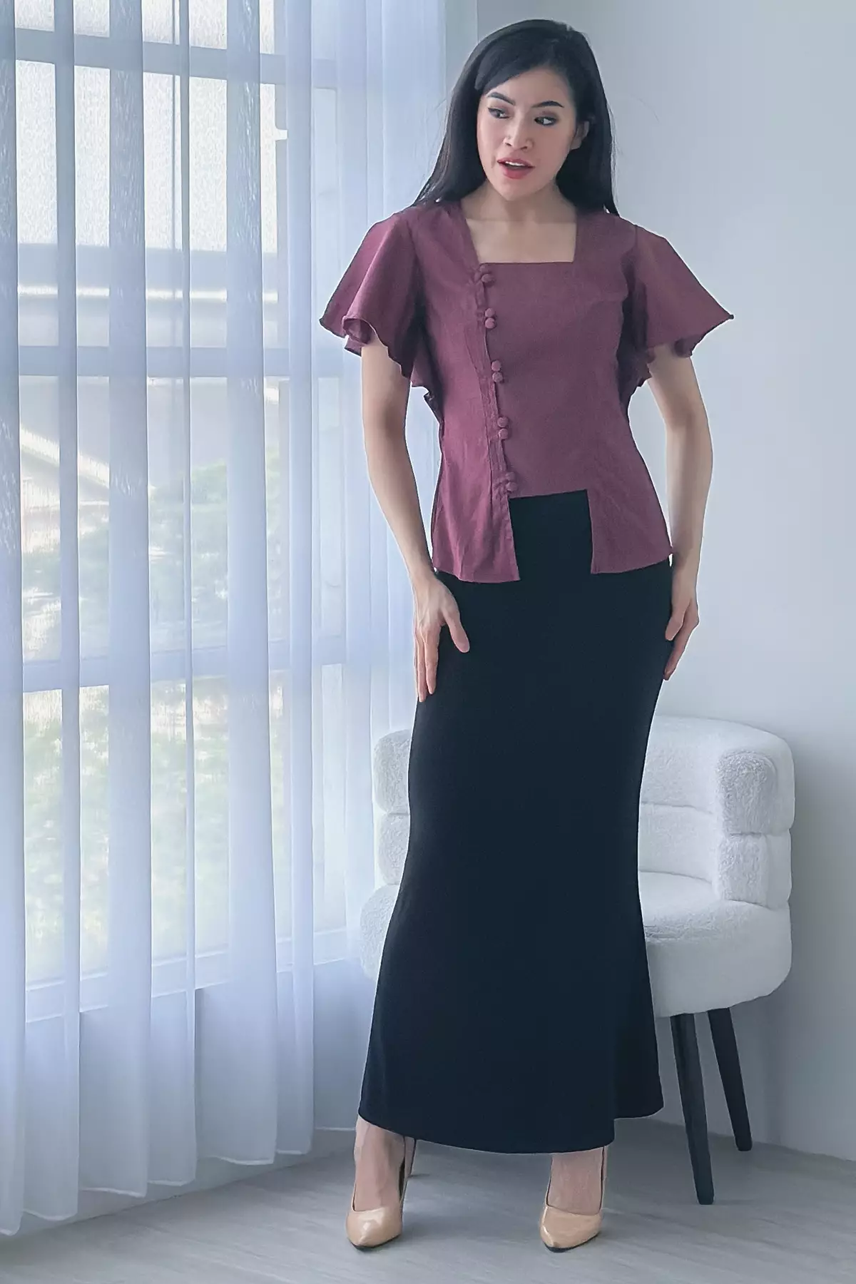 Soraya Dainty Purple Kebaya