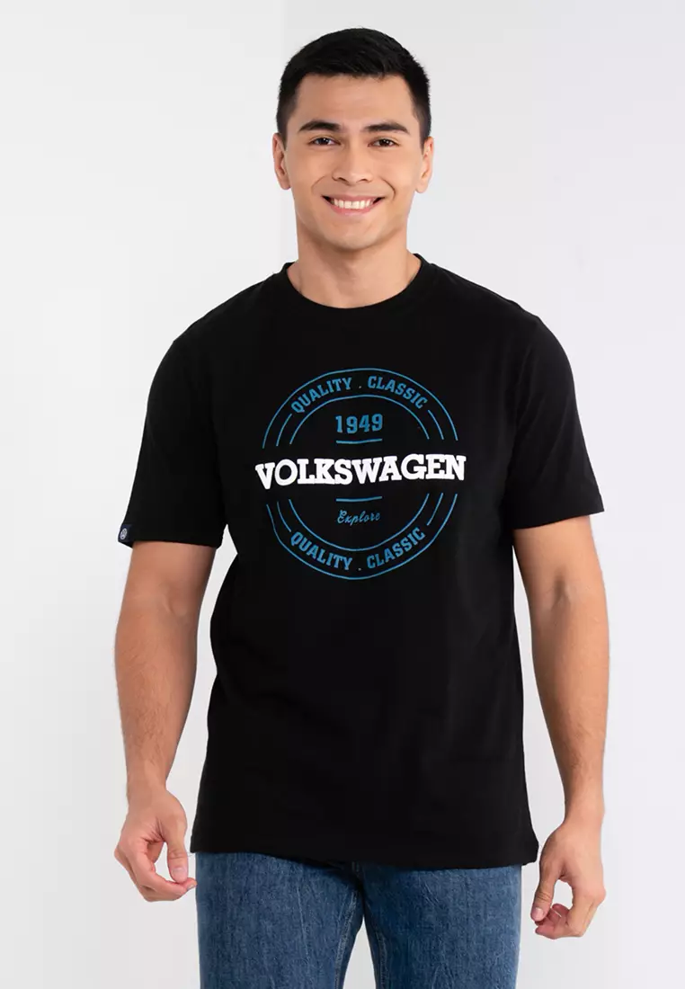 Volkswagen Classic Black VW Logo Men's T-Shirt