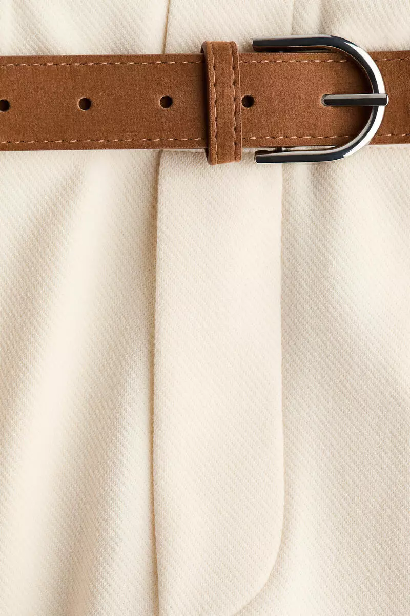 Belted Ponte di Roma trousers