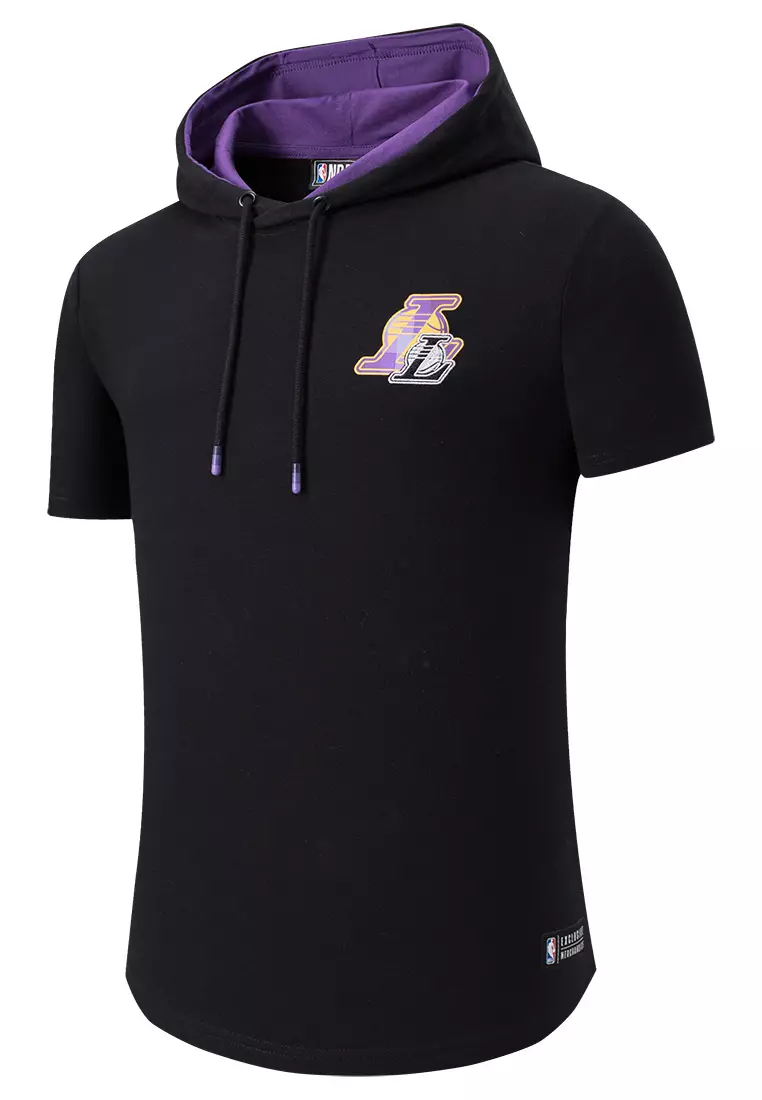 Buy NBA Los Angeles Lakers Regular Fit Mens Warm Up Hoodie Drop