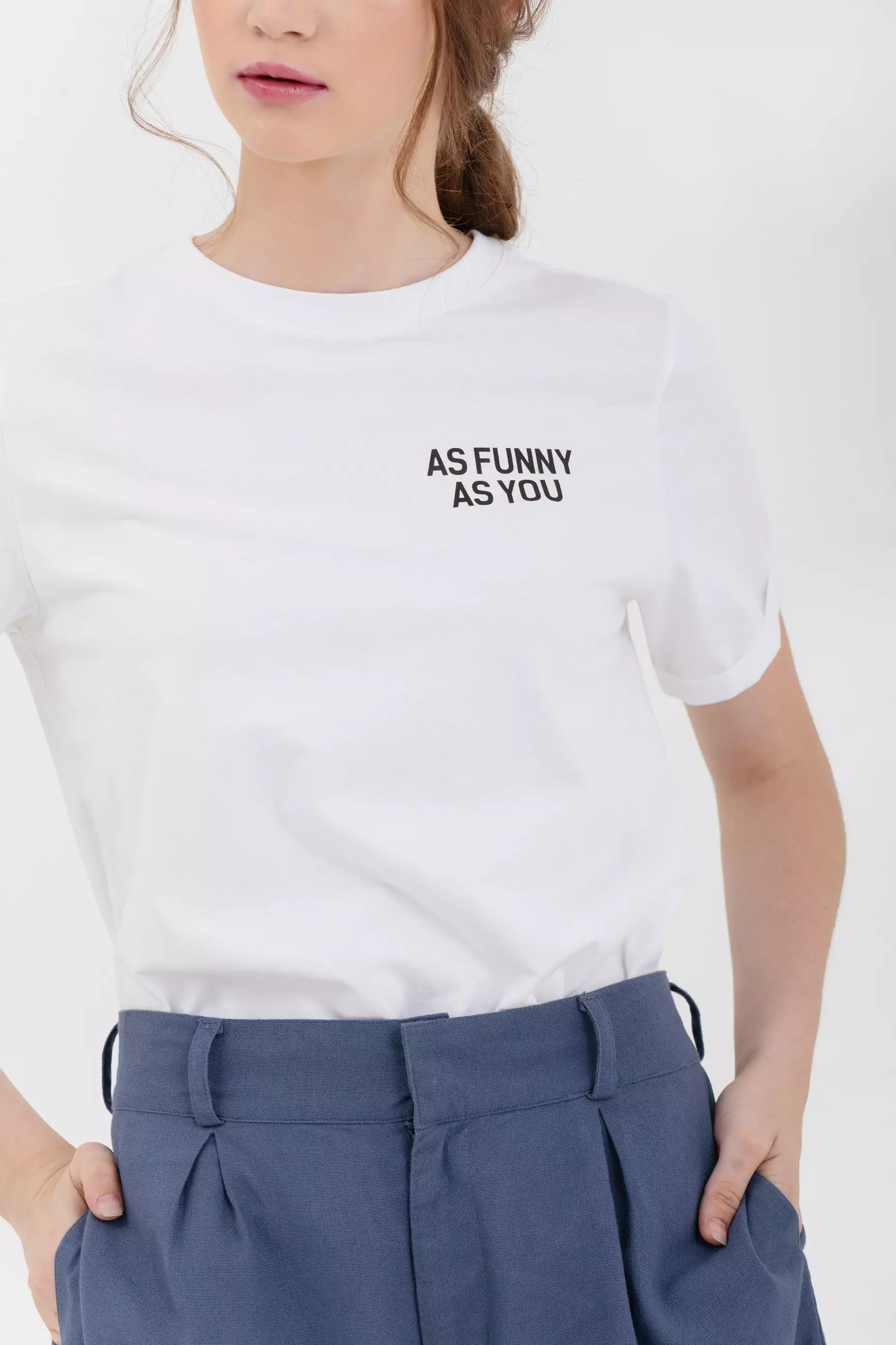 Celana Pendek Wanita Funny Blue