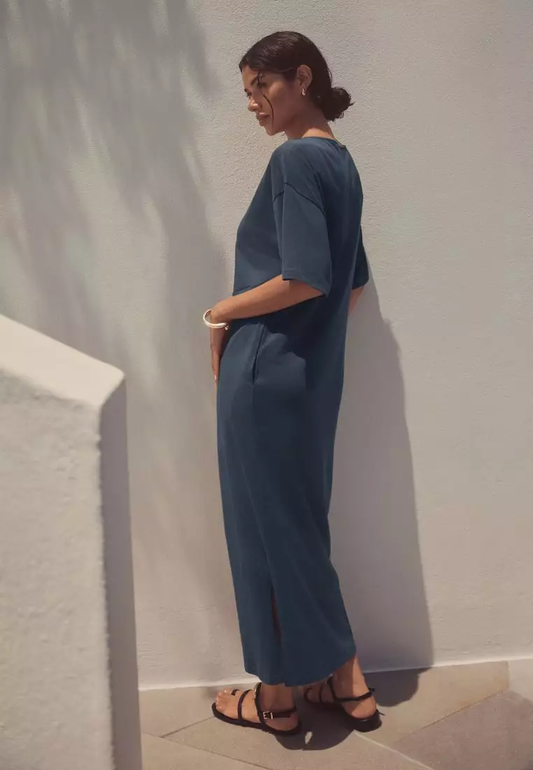 Jersey Twist T-Shirt Summer Dress