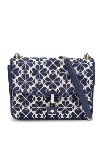 Buy Kate Spade New York Spade Flower Jacquard Locket Large Flap Shoulder Bag Online Zalora Malaysia