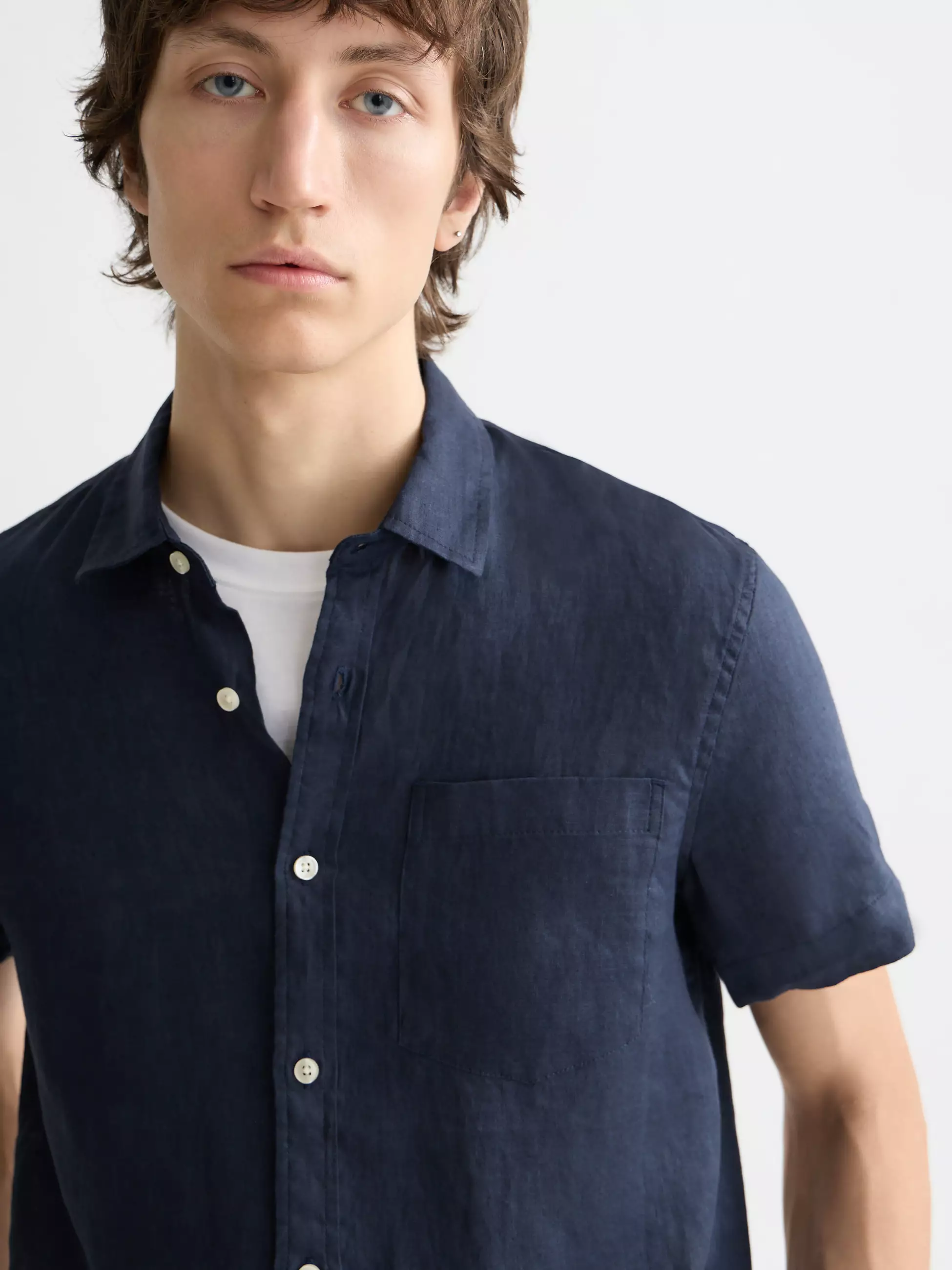 SCOTCH & SODA Core Linen Shirt - SCD180572401