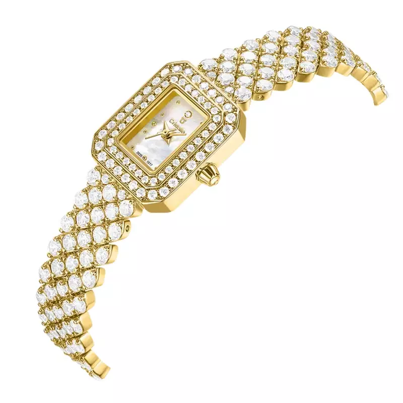 Jam Tangan Wanita Cristallo CS1017-2257S White Dial Original