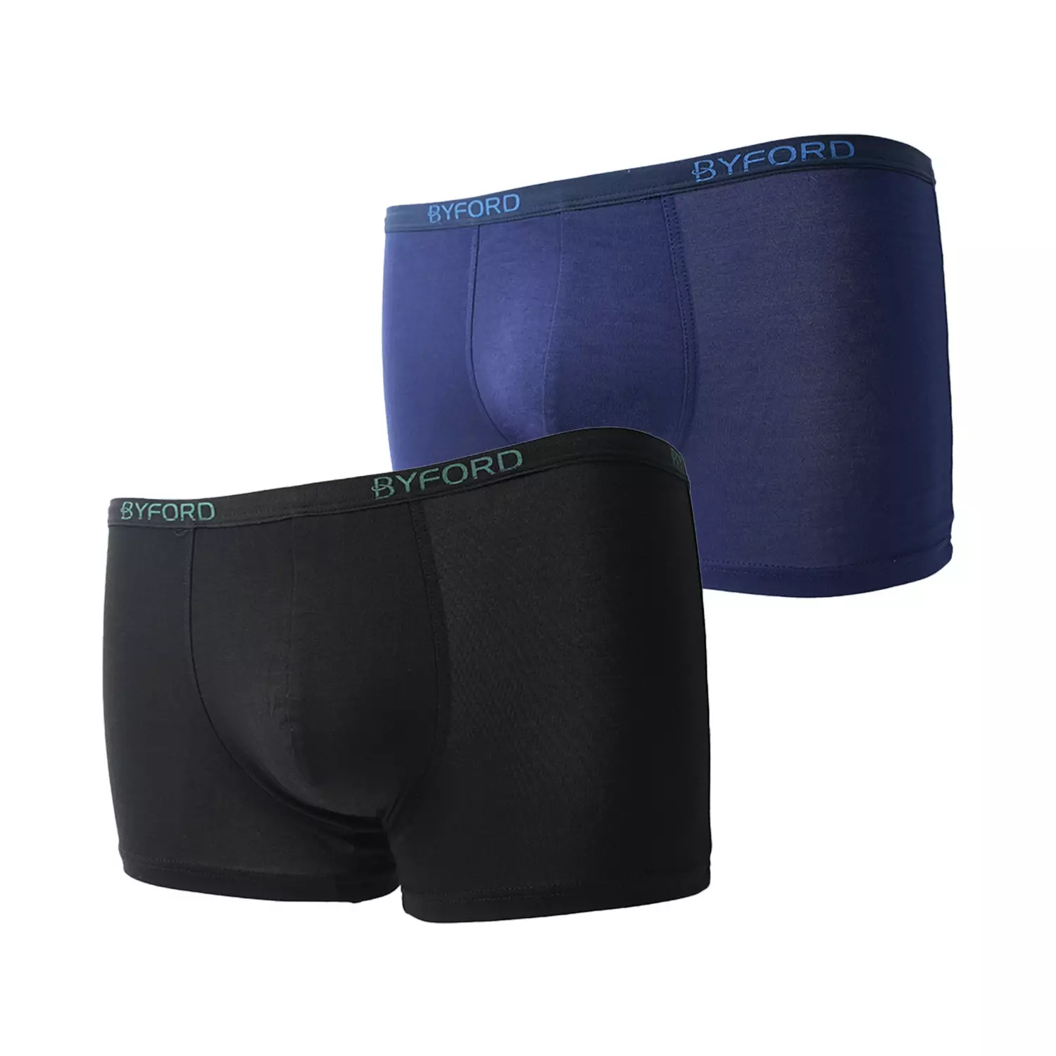 Byford Men Boxer Underwear Isi 2 pc Bamboo Mix Color - YBYB09S2BS