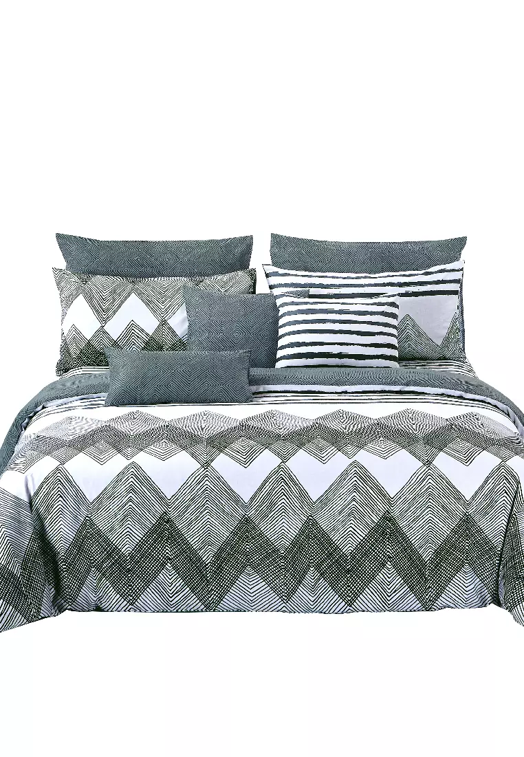 Buy AKEMI AKEMI Cotton Select Adore Quilt Cover Set 730TC Chervan
