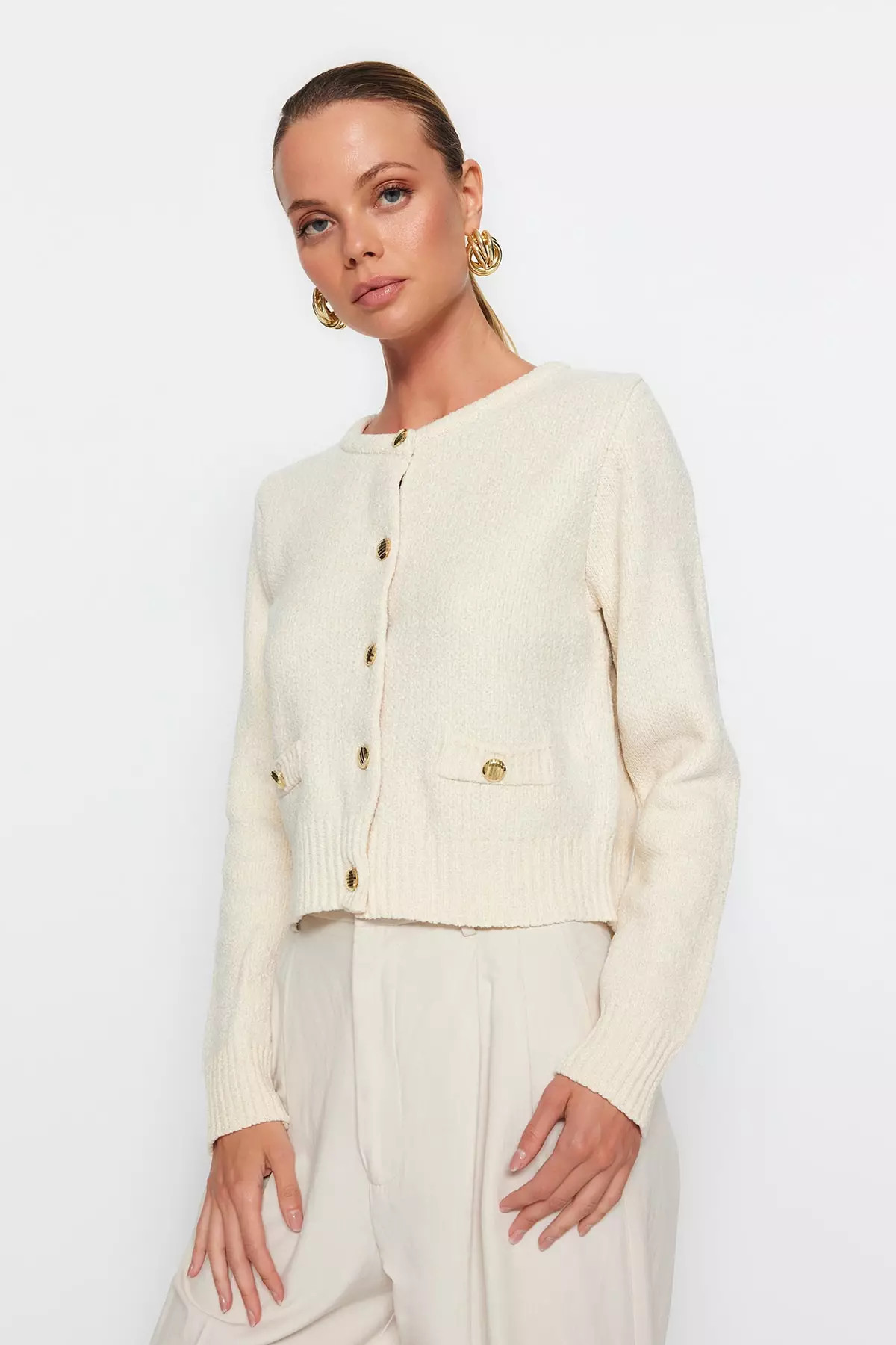 Premium Button Cardigan