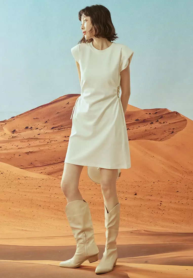 Jual X.O.X.O. Side Ruched Drawstring Dress Original 2024 | ZALORA ...
