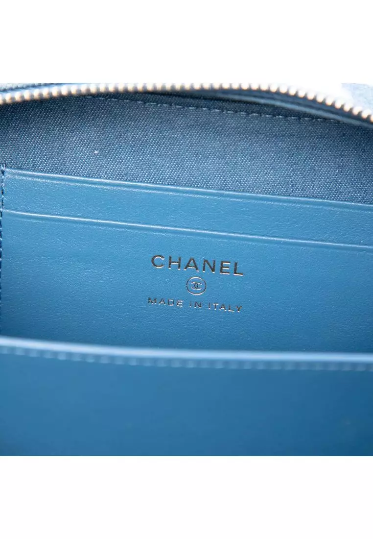 Pre-Loved Chanel Quilted Denim Pearl Crush Camera Bag