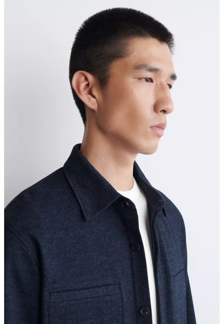RELAXED JERSEY OVERSHIRT
