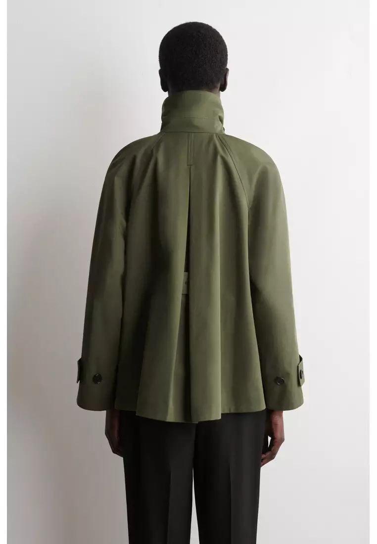 A-LINE COTTON-TWILL JACKET