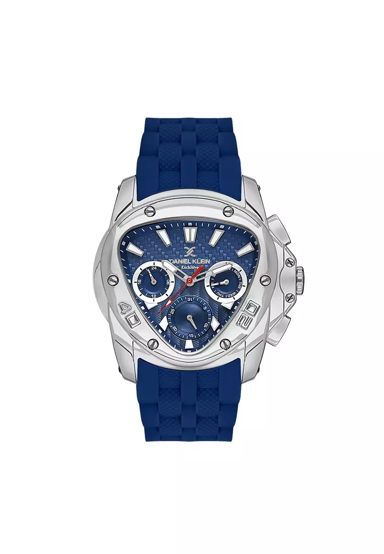 Daniel klein shop navy blue watch