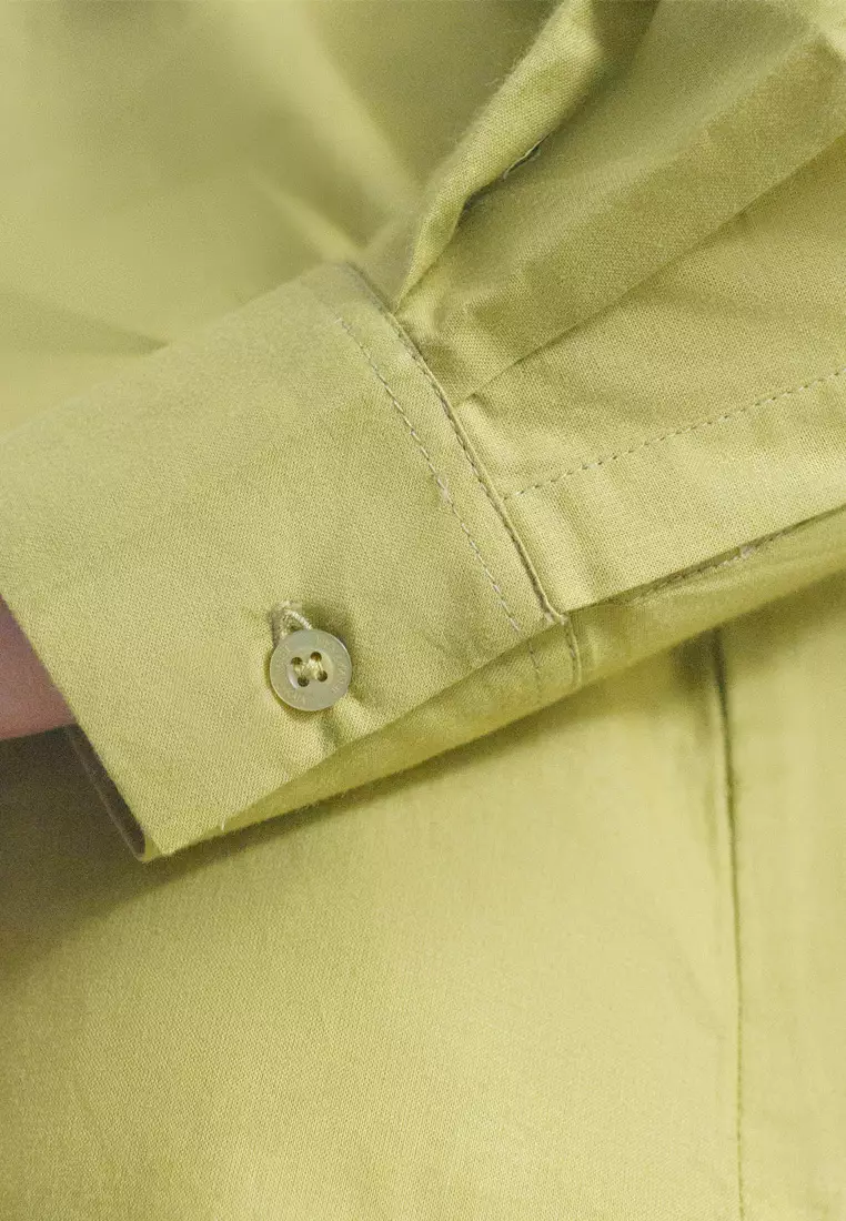 Jenna and Kaia - Noora Top Olive - Kemeja Wanita