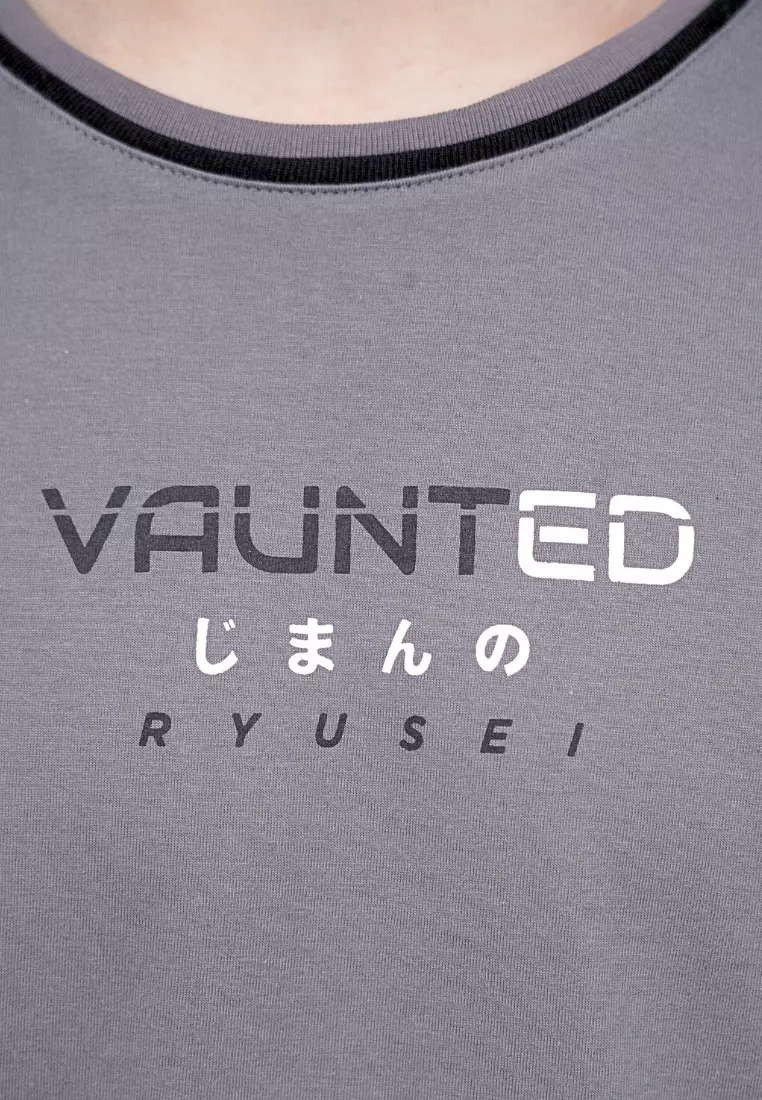 Ryusei Kaos Pria Vaunted Grey