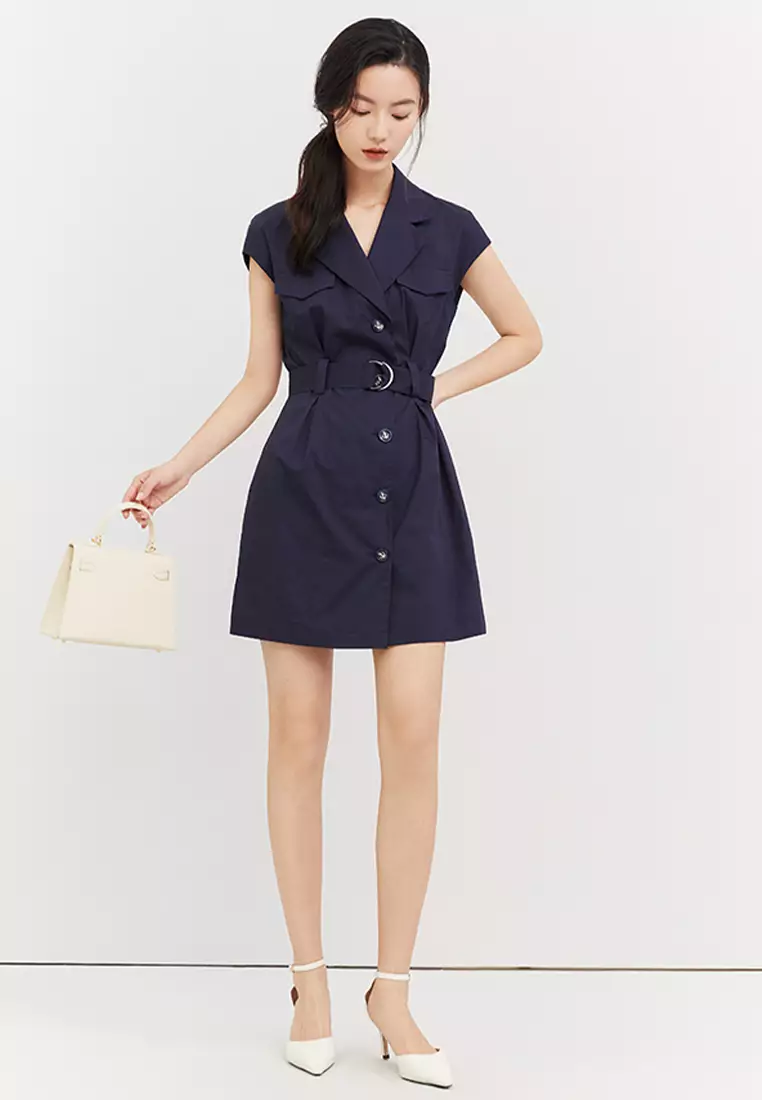 Utility Midi Shirt Dress