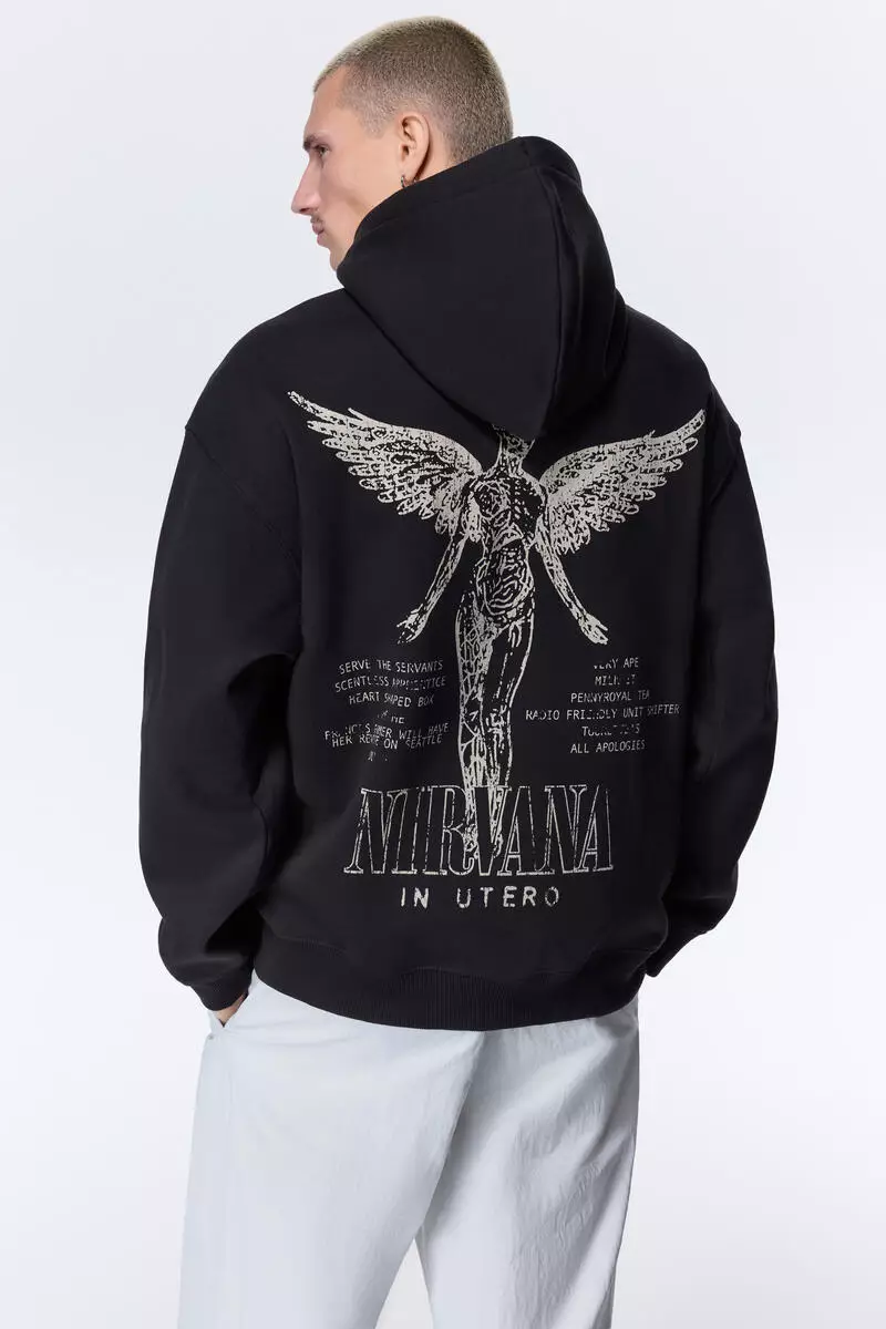 Loose Fit Printed hoodie