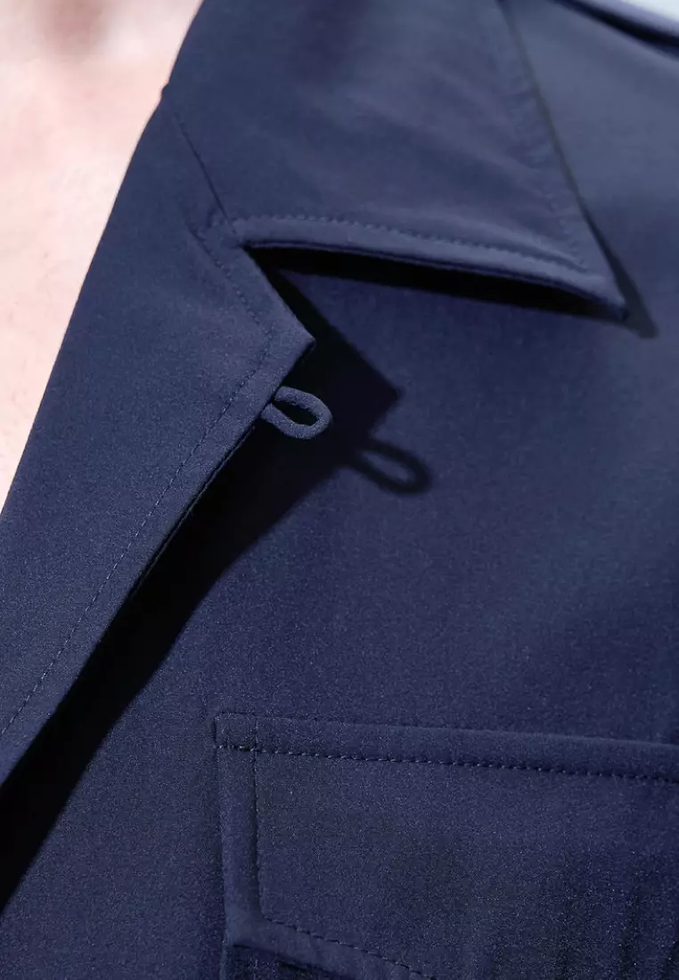 Midnight Blue Military Shirt