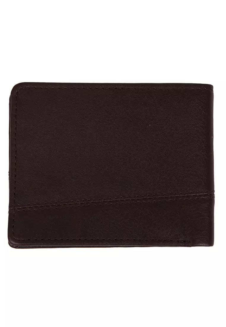 MLW SHIFTER STONE LEATHER WALLET BROWN