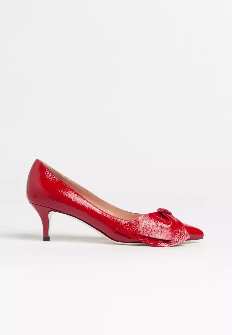 Unveiling the Allure of Red Kitten Heel Shoes: A Timeless Classic for