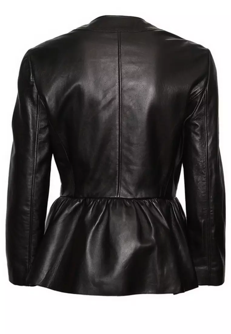 Gucci Gucci Leather Jacket in Black 2024 Buy Gucci Online