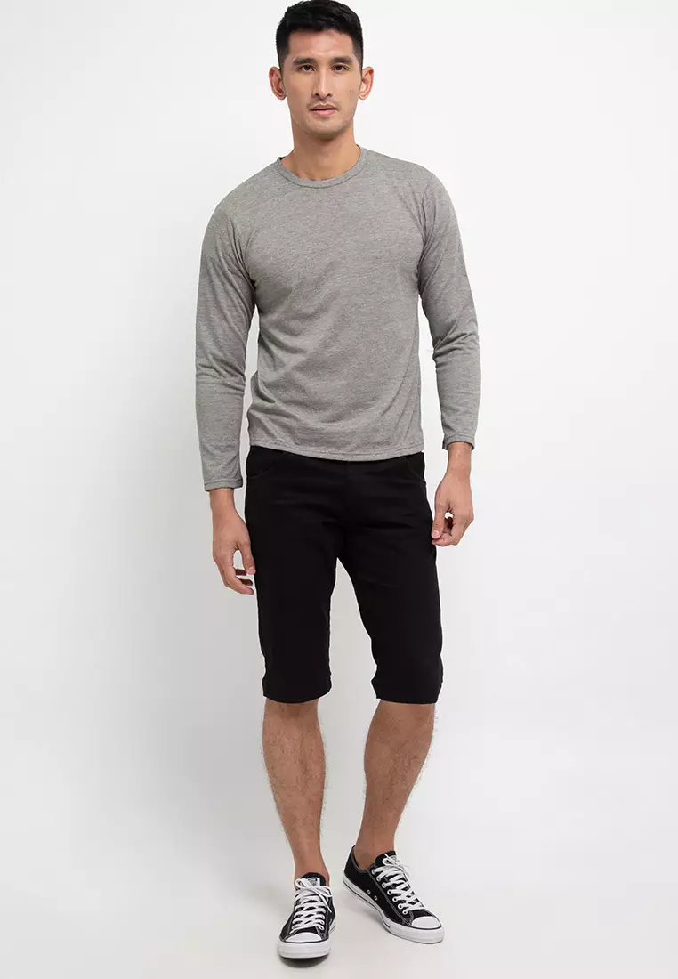 Basic Atasan Long Sleeve Terry