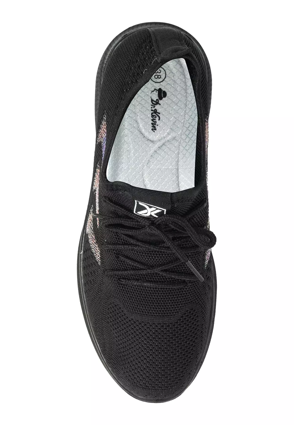 Dr. Kevin Sepatu Olahraga Sport Wanita Sneakers Rajut Bertali 589-077