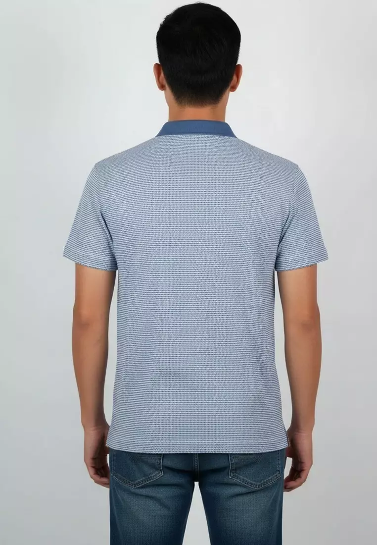 Arton Textured Jacquard Polo Shirt