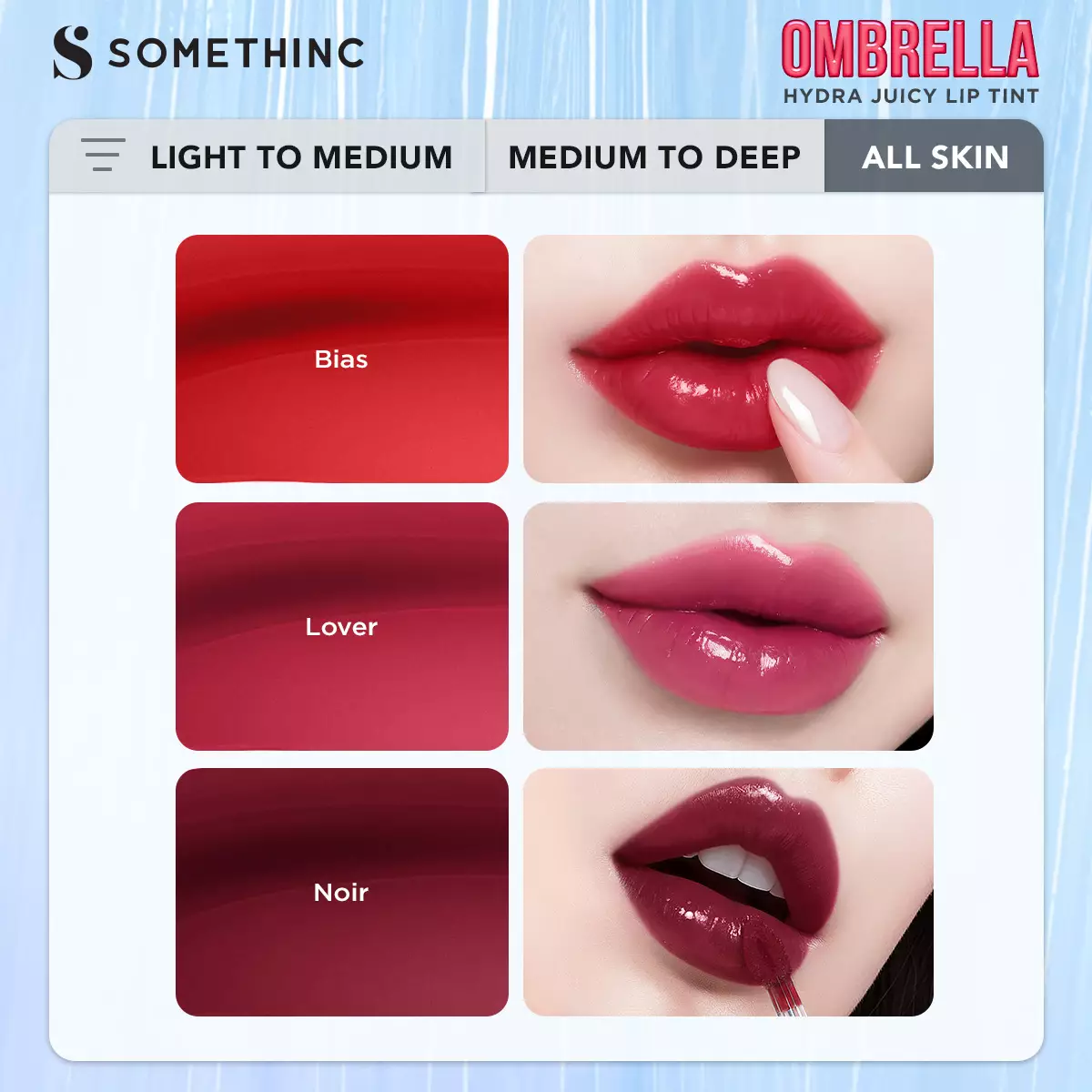 SOMETHINC Ombrella Hydra Juicy Lip Tint - 01 Pick Me