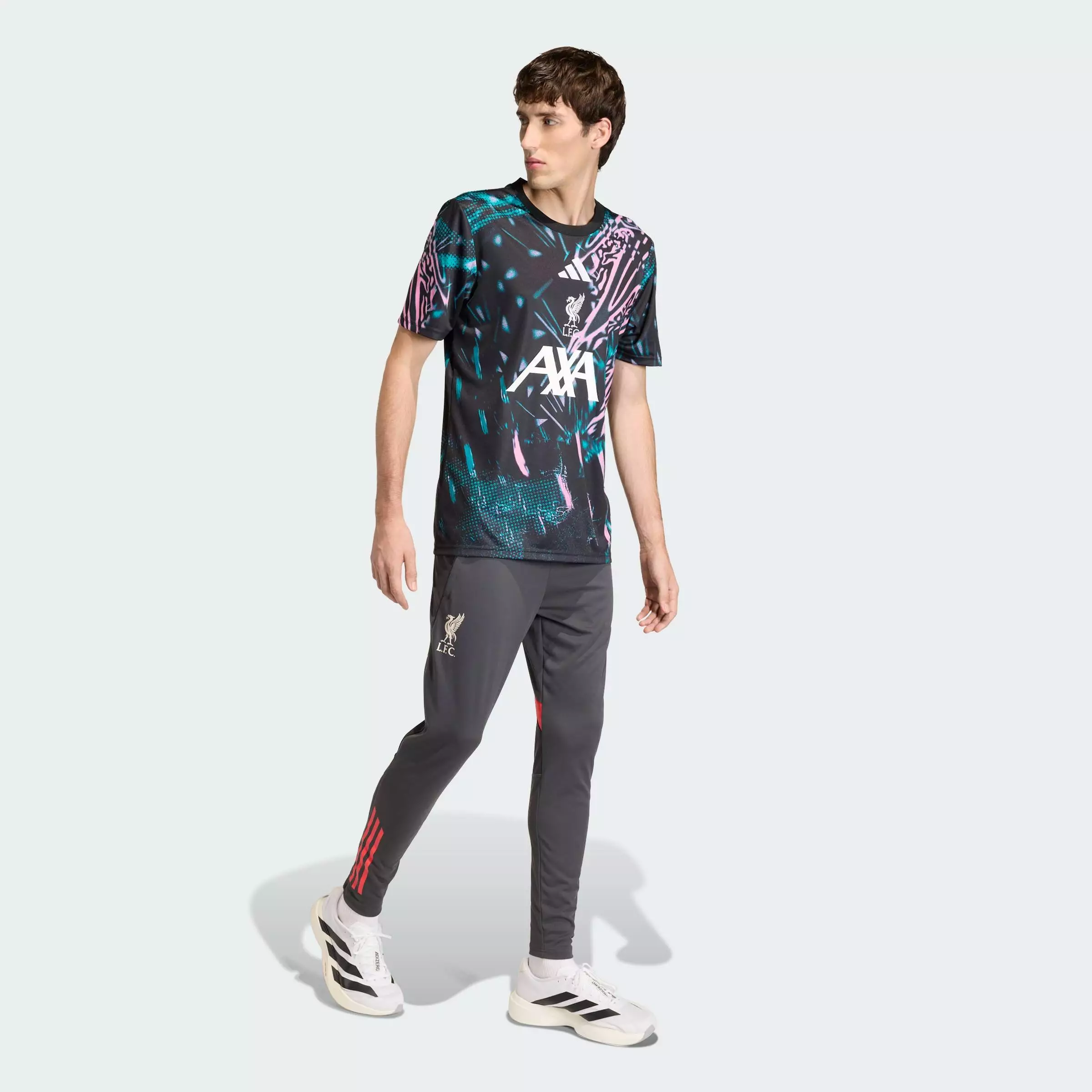 Football Liverpool FC 25/26 Pre Match Jersey Men Black KB1447