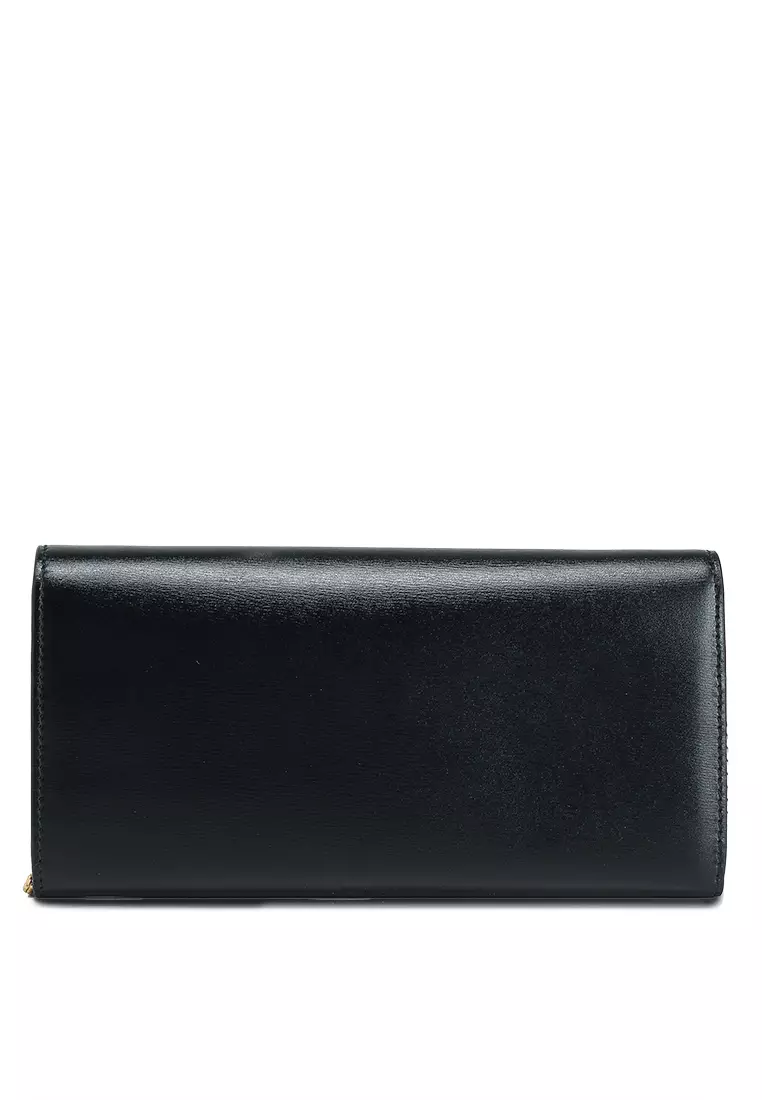 不對稱翻蓋鍊條銀包 (ct)