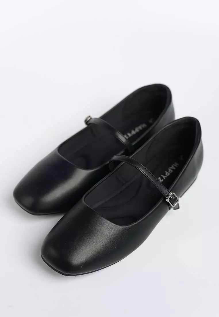 Brie Ballerina Strap Flats