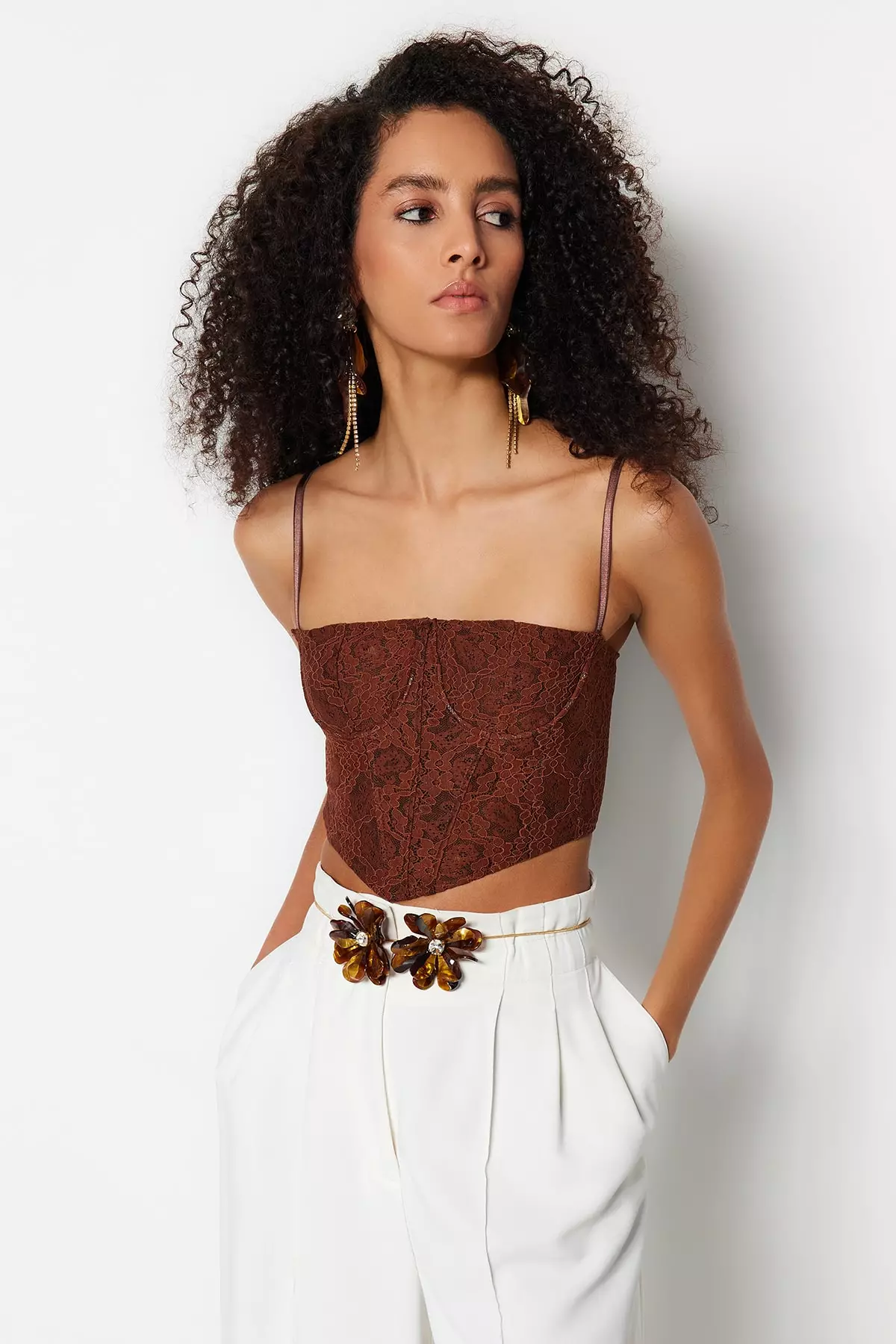 Lace Crop Corset