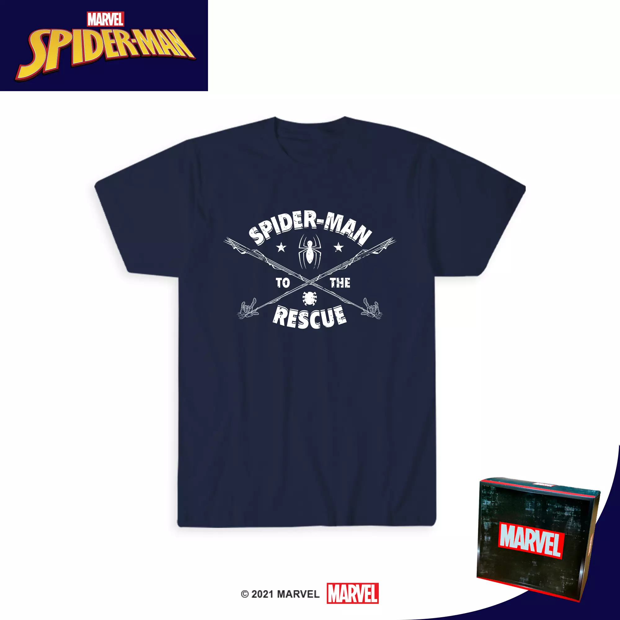 Jual Custom.id Marvel Tshirt / Kaos Marvel Spiderman MSP39