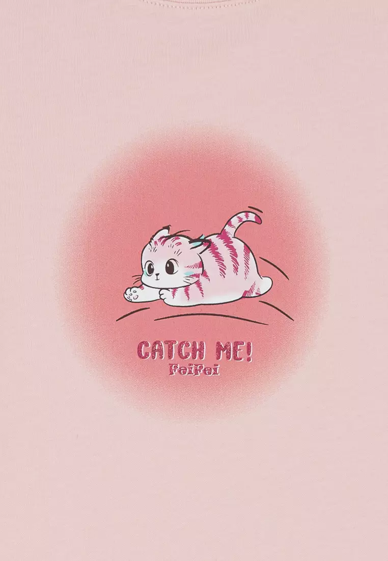 Girls' FeiFei The Cat T-Shirt