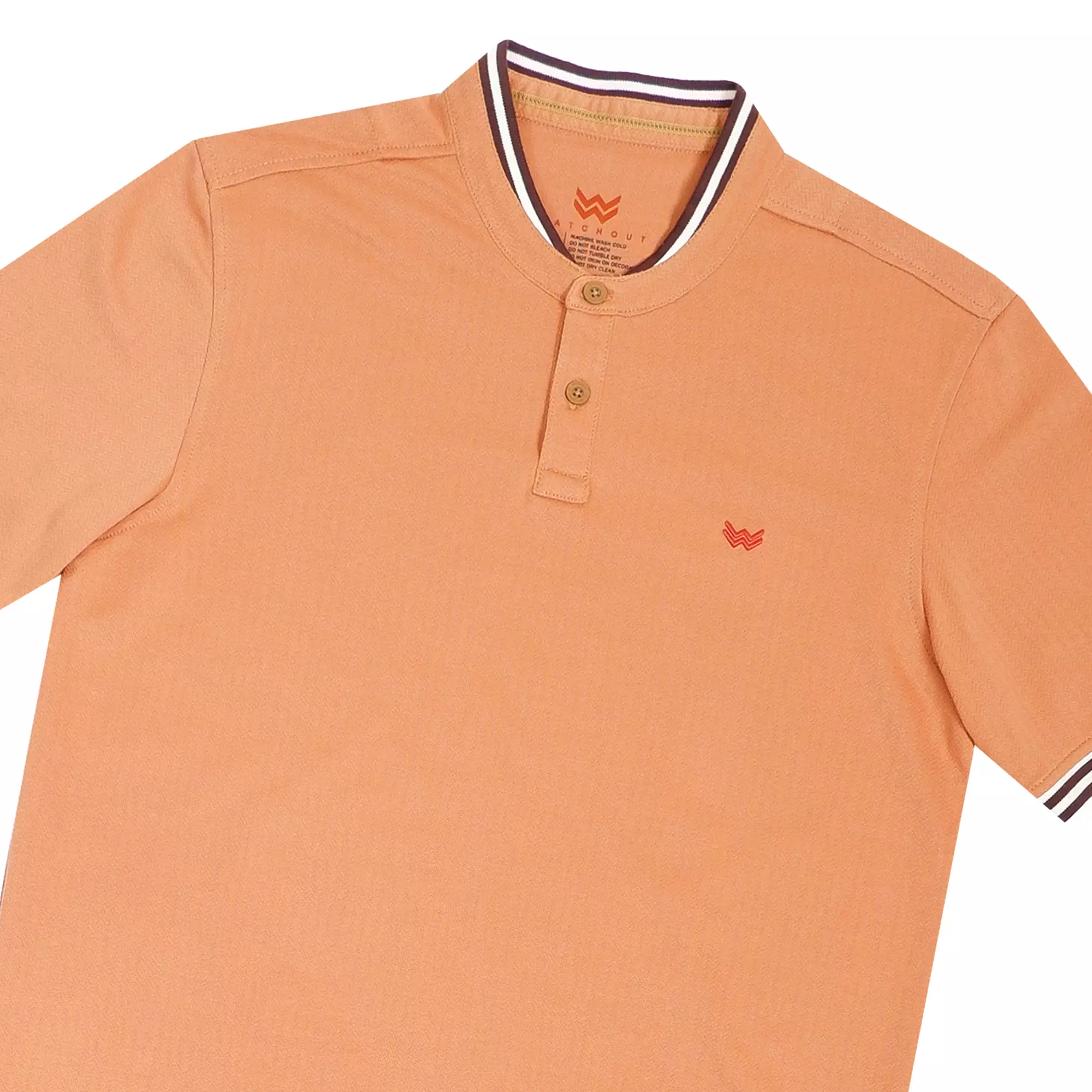 Watchout Pakaian Pria Collared Henley - WK401270014