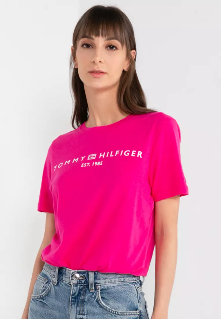 Women's Tommy Hilfiger Frosted Corp Logo Top