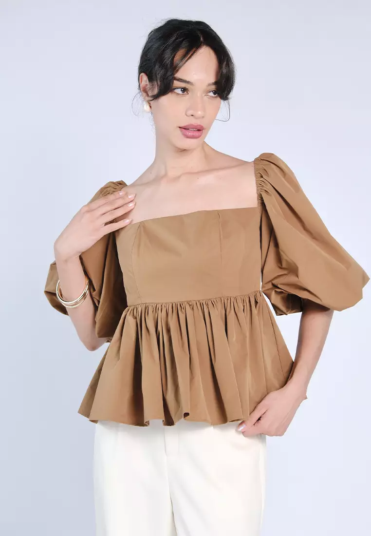 Mark Bumgarner X Vania Romoff Gia Short Sleeve Top