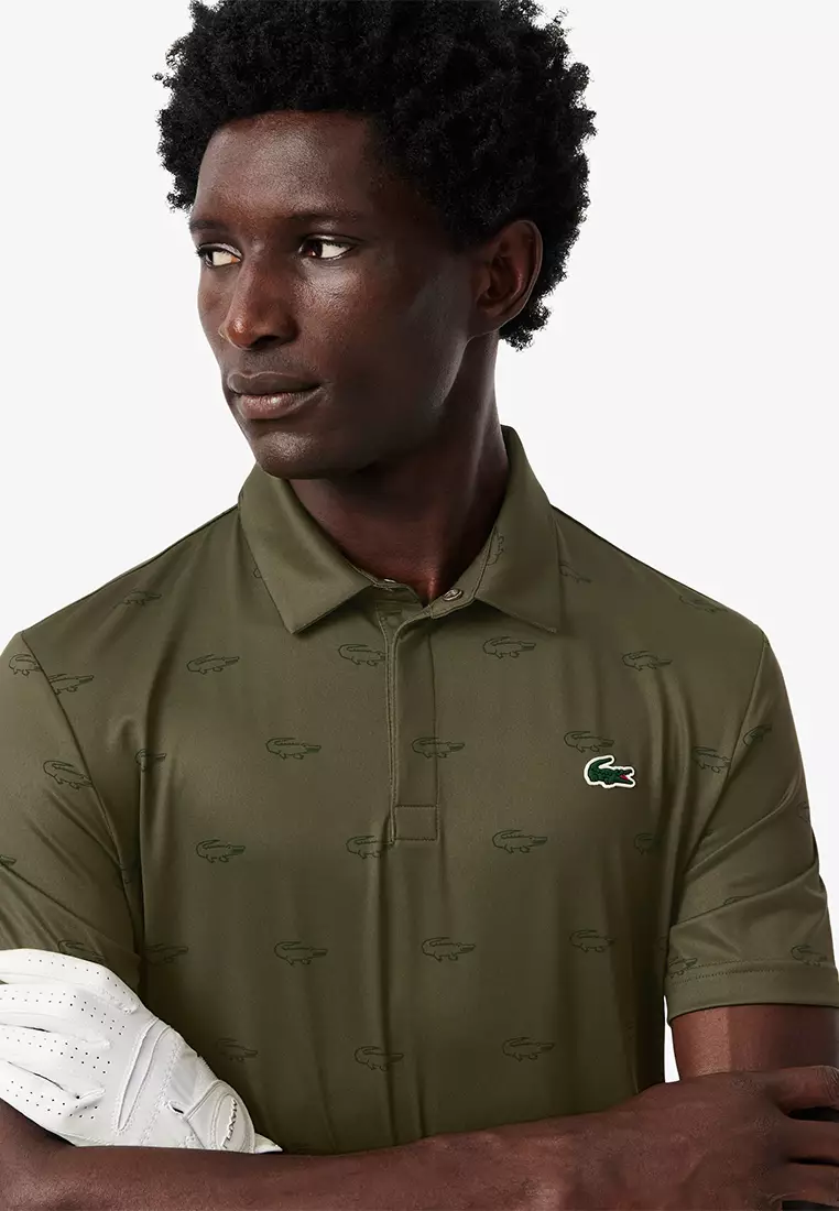 Men's Golf Printed Recycled Polyester Polo Shirt